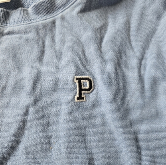 Pink By Victorias Secret Cropped Crew Neck Size Medium - Picture 5 of 11